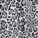 Alfred Dunner Cozy Animal Print Knit Jacket - Grey/Black - Petite