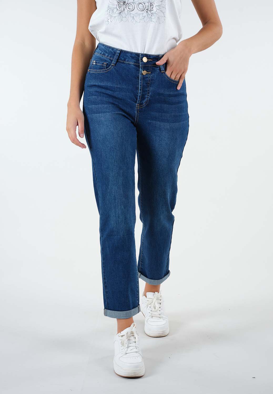Deeluxe-Djena-Medium-Blue-Used-Denim-Jeans-Denim