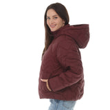 Women's Hooded Quilted Puffer Coat