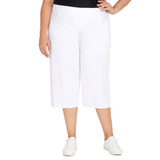 Alfred Dunner Women's Allure Stretch Clamdigger Pant - Plus