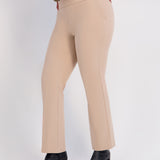 Roz & Ali™ Secret Agent Slight Bootcut Pants - Camel - Plus