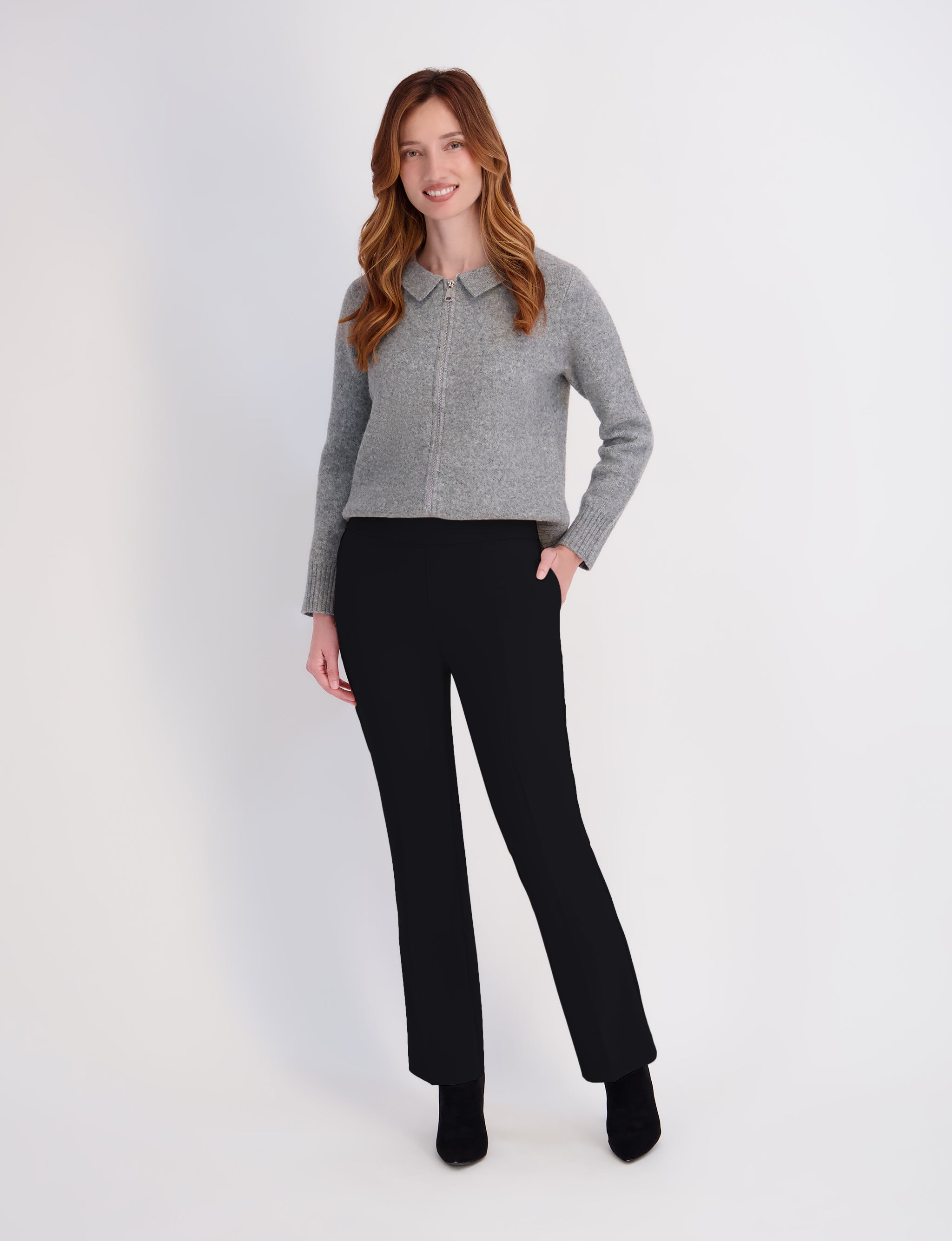 Roz & Ali™ Secret Agent Slight Tummy Control Bootcut Pants