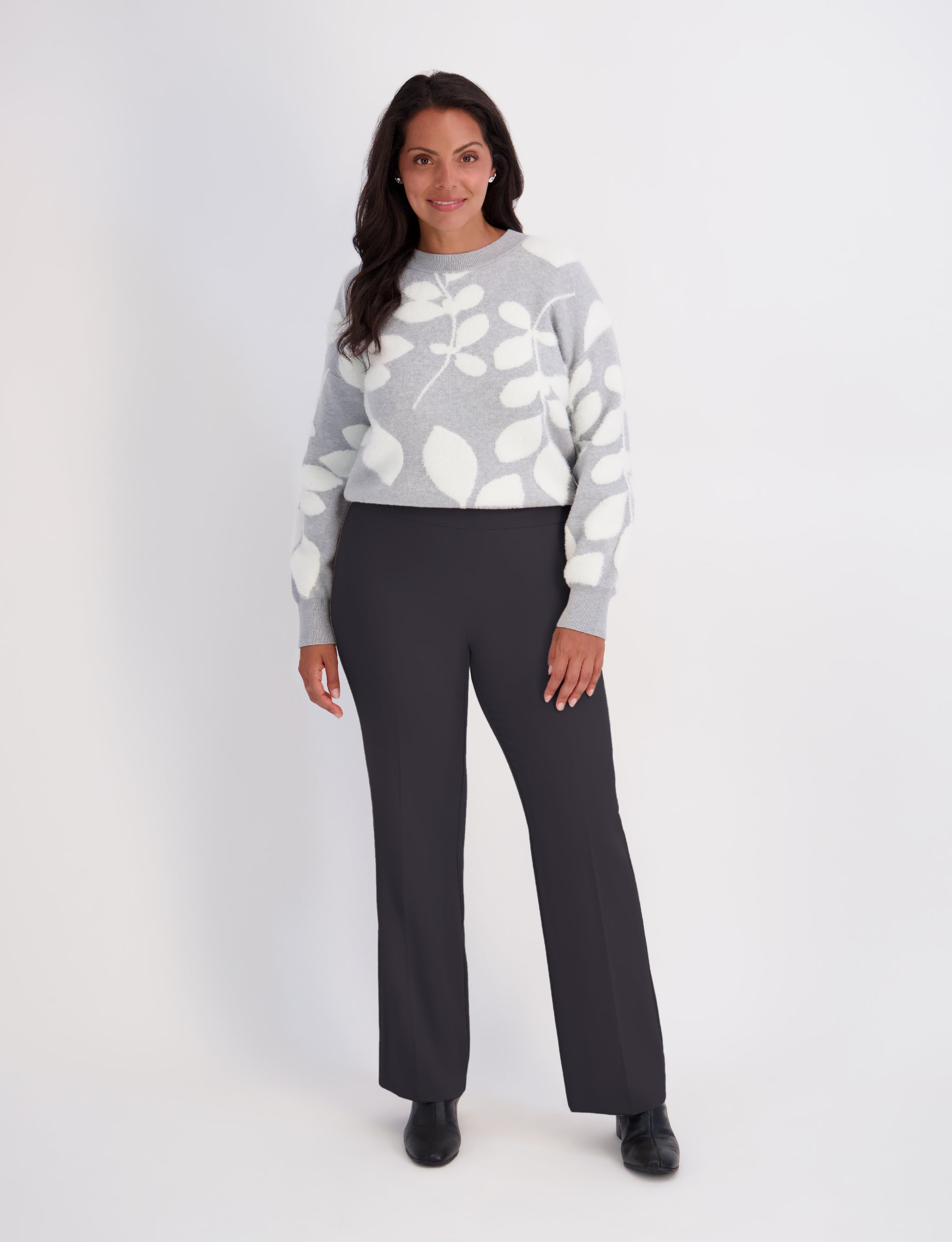 Roz & Ali™ Secret Agent Slight Tummy Control Bootcut Pants - Plus