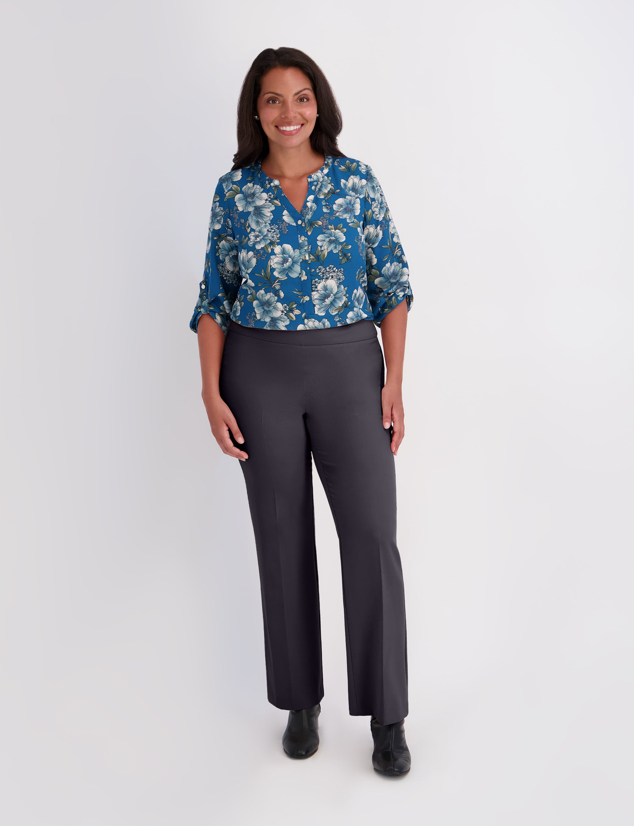 Roz & Ali™ Secret Agent Tummy Control Classic Pants - Plus