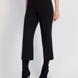 Roz & Ali™ Secret Agent Pants Pull On Tummy Control Pants Ankle Kick Flare - Black