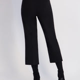 Roz & Ali™ Secret Agent Pants Pull On Tummy Control Pants Ankle Kick Flare - Black
