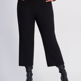 Roz & Ali™ Pull On Tummy Control Pants Ankle Kick Flare - Black - Plus