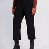 Roz & Ali™ Pull On Tummy Control Pants Ankle Kick Flare - Black - Plus