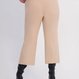 Roz & Ali™ Secret Agent Pants Pull On Tummy Control Pants Ankle Kick Flare - Camel - Plus