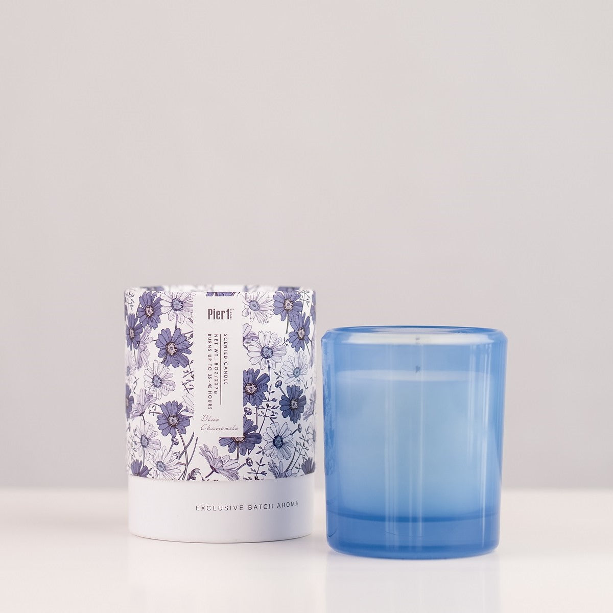 Pier-1-Blue-Chamomile-8oz-Boxed-Soy-Candle-Candles