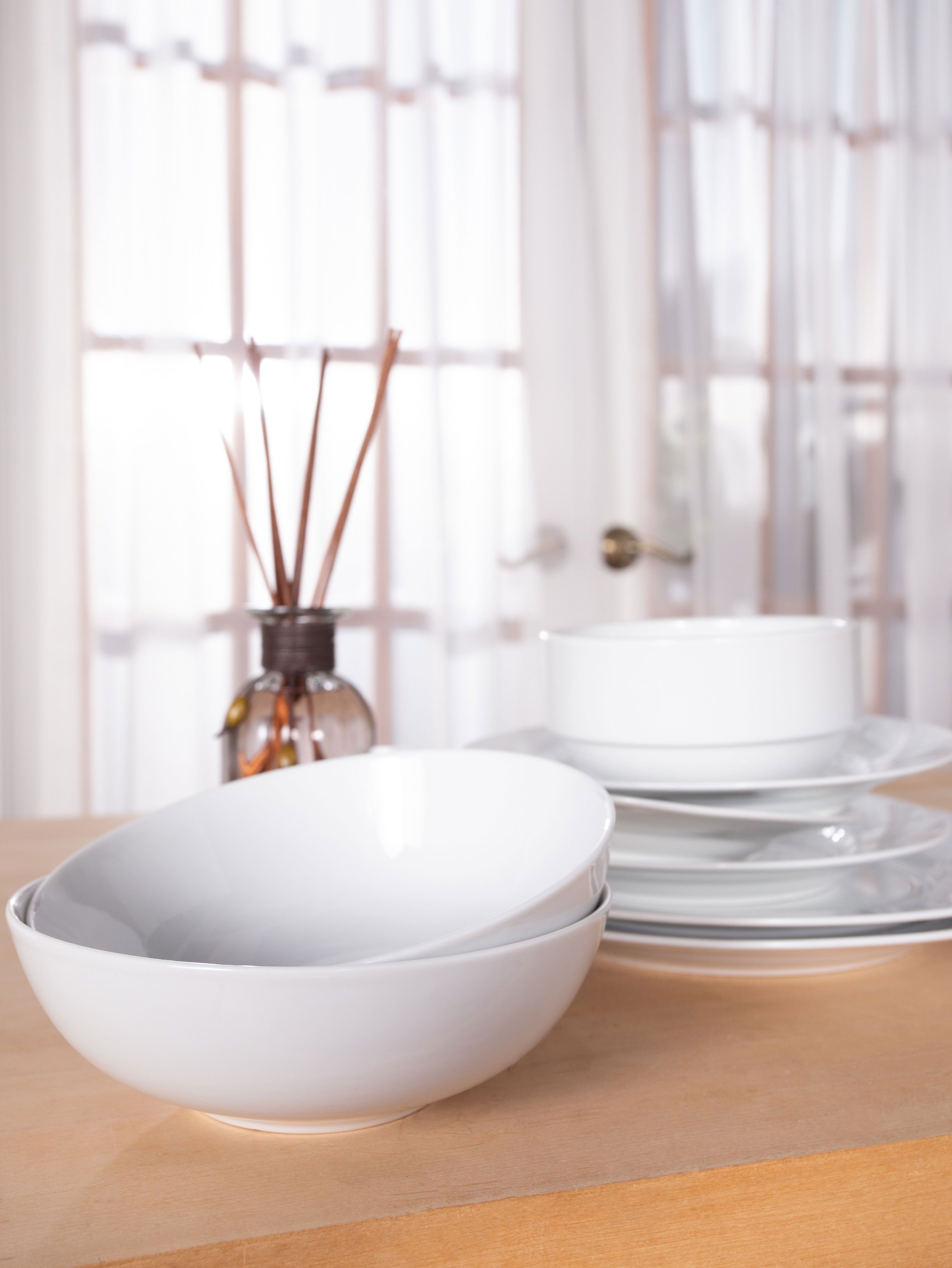 Pier-1-Luminous-Porcelain-White-Pasta-Bowls,-Set-of-2-Dinnerware