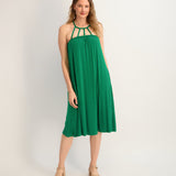 Braided Strap Midi Dress