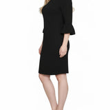 NY Collection Plus Size 3/4 Length Pearl Detail Dress