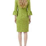 NY Collection 3/4 Sleeve Pearl Detail Dress