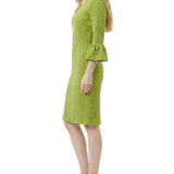 NY Collection 3/4 Sleeve Pearl Detail Dress