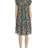NY Collection Flutter Sleeve Flounced Dress