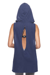 Expert Brand MoCA Plant Based Sleeveless Tunic Hoodie