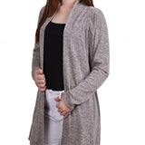 Shadow Grey Long Sleeve Cardigan