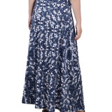 Maxi Skirt With Sash Waist Tie