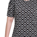 NY Collection Short Sleeve Scoop Neck Top