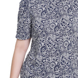 NY Collection Short Sleeve Scoop Neck Top