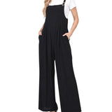 Sleeveless Jumper Jumpsuit, Black