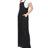 Sleeveless Jumper Jumpsuit, Black