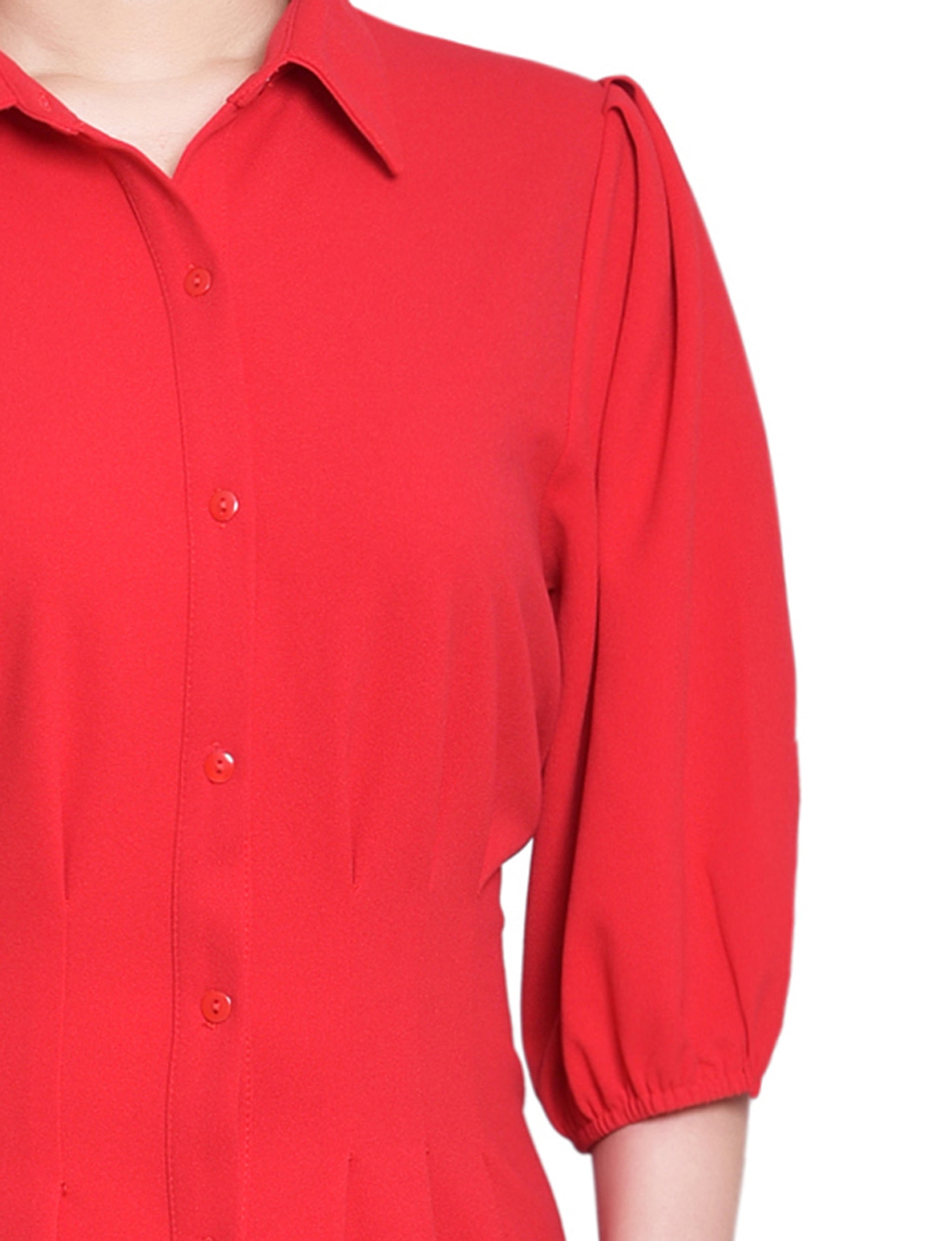 red button up dress long sleeve Buy Friends Like These Red Curve Long Sleeve Button Through Midi Shirt Dress from Next USA