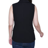 NY Collection Sleeveless Scuba Jacket