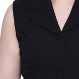 NY Collection Sleeveless Scuba Jacket