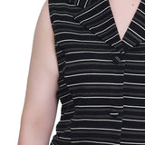 NY Collection Sleeveless Scuba Jacket