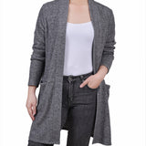 Silver Long Sleeve Cardigan