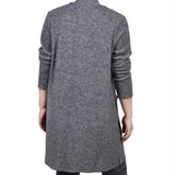 Silver Long Sleeve Cardigan