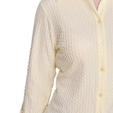 NY Collection Long Sleeve Textured Knit Top