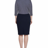 NY Collection 3/4 Sleeve Jacket and Dress Set