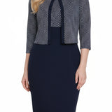 NY Collection 3/4 Sleeve Jacket and Dress Set