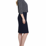 NY Collection 3/4 Sleeve Jacket and Dress Set