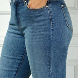 Westport Signature Straight Leg Pearl Rivet Denim Jeans, Plus