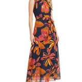 Sleeveless Chiffon Maxi Dress, Petite