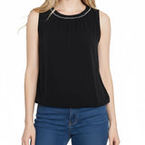 NY Collection Petite Sleeveless Blouson Top