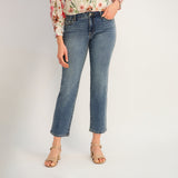 Westport Signature Straight Leg Pearl Rivet Denim Jeans