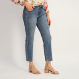 Westport Signature Straight Leg Pearl Rivet Denim Jeans
