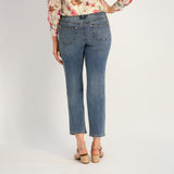 Westport Signature Straight Leg Pearl Rivet Denim Jeans