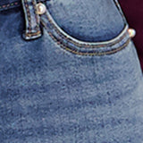 Westport Signature Straight Leg Pearl Rivet Denim Jeans