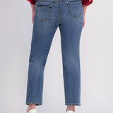 Westport Signature Straight Leg Pearl Rivet Denim Jeans - Plus