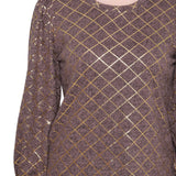 NY Collection Petite Bishop Sleeve Pullover Top