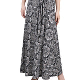 Maxi Skirt With Sash Waist Tie, Petite