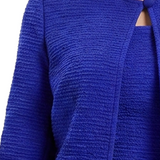 Textured Knit 3/4 Sleeve 2 Piece Dress Set, Petite