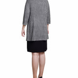 Two-Piece Jacket Dress Set, Petite