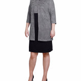 Two-Piece Jacket Dress Set, Petite